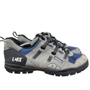 Lake Cycling Shoes Mens 40 US 6.5 Gray Blue‎ MX101 Lace Up Mountain Biking